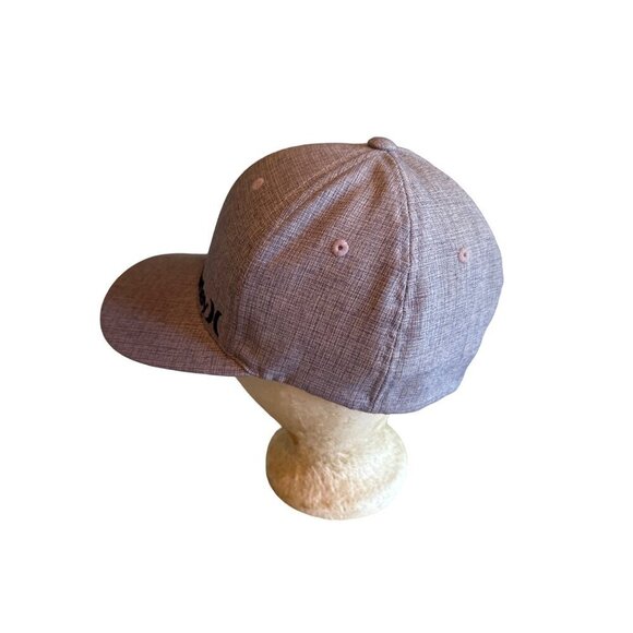 Hurley Flexfit Hat Gray Heathered 70% Polyester 28% Rayon 2% Spandex Adjustable - Picture 2 of 6